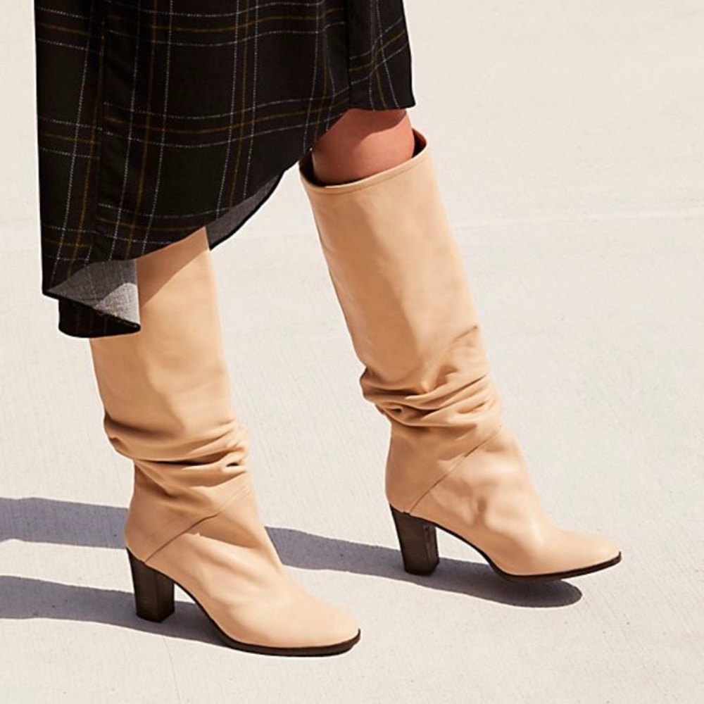 NWOB Free People Tennison Leather Tall Boot